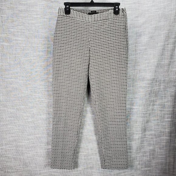 Talbots Pants - Talbots Chatham Ankle Pants Size 2 Black White